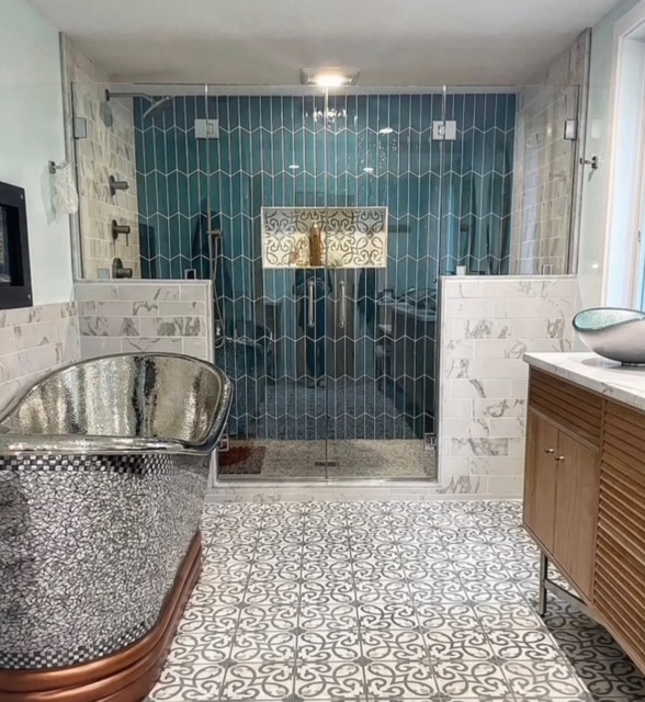 Luxury shower installation