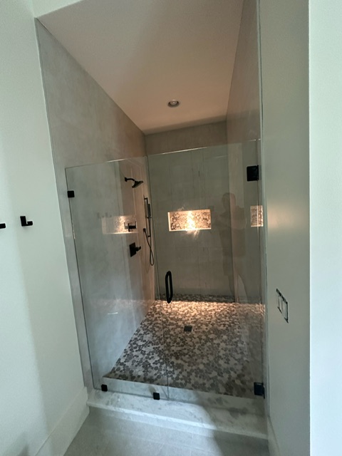 Custom glass installation