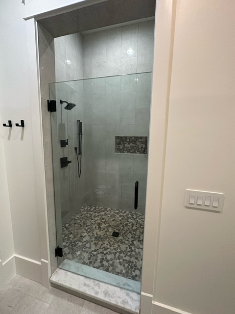 Custom glass installation