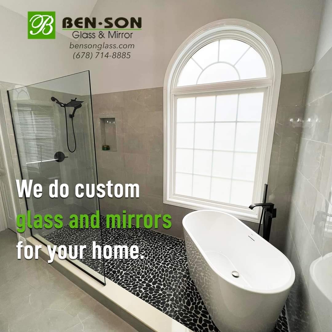 Custom glass installation